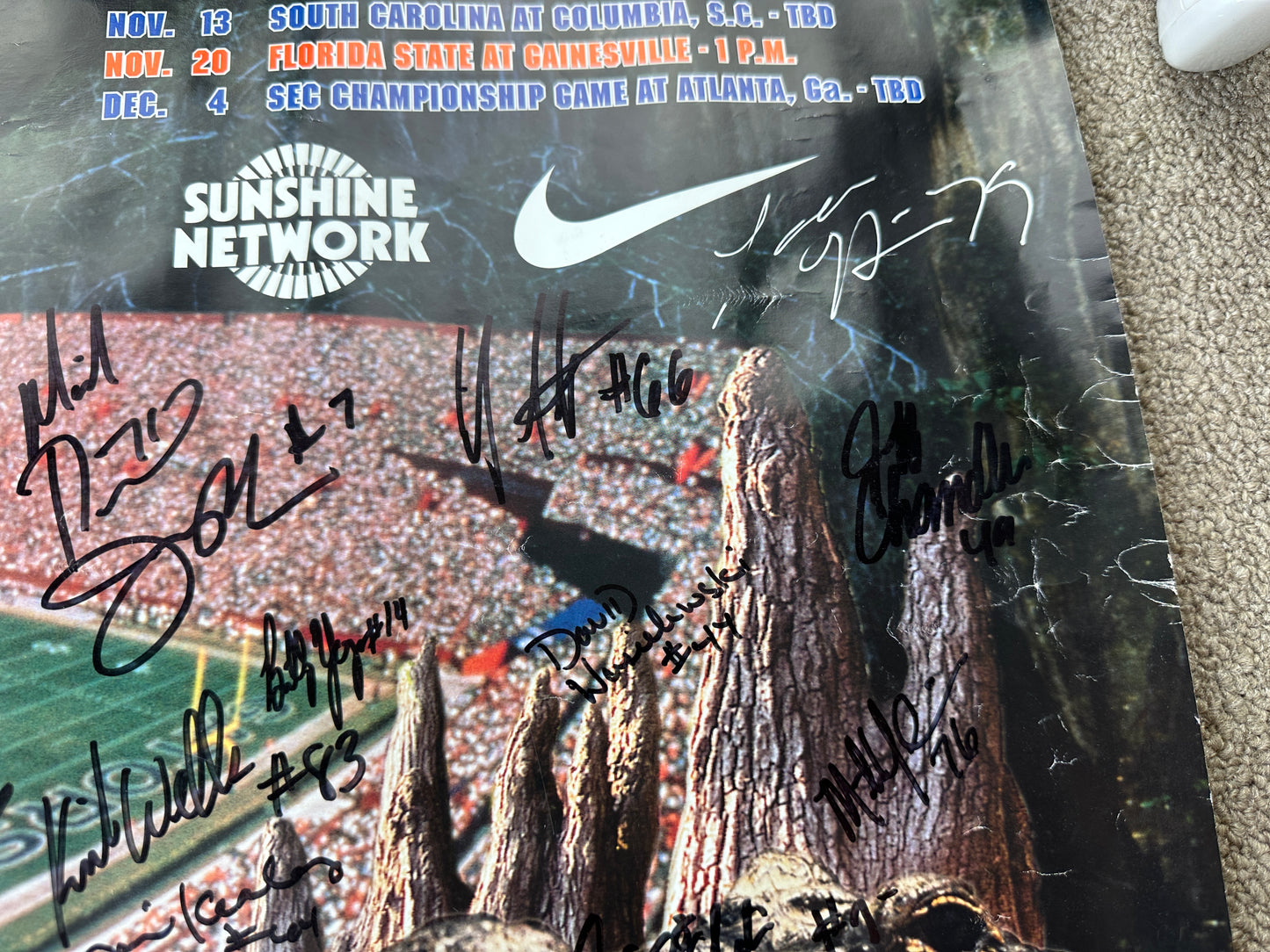 Vintage Florida Gators Football 1999 Poster