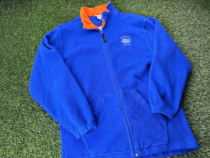 Vintage Florida Gators Fleece Jacket Blue - L