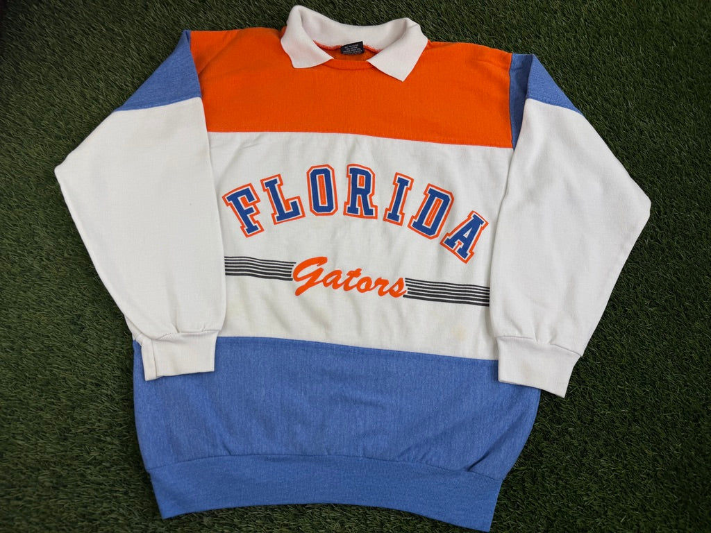 Vintage Florida Gators Collared Sweatshirt - M