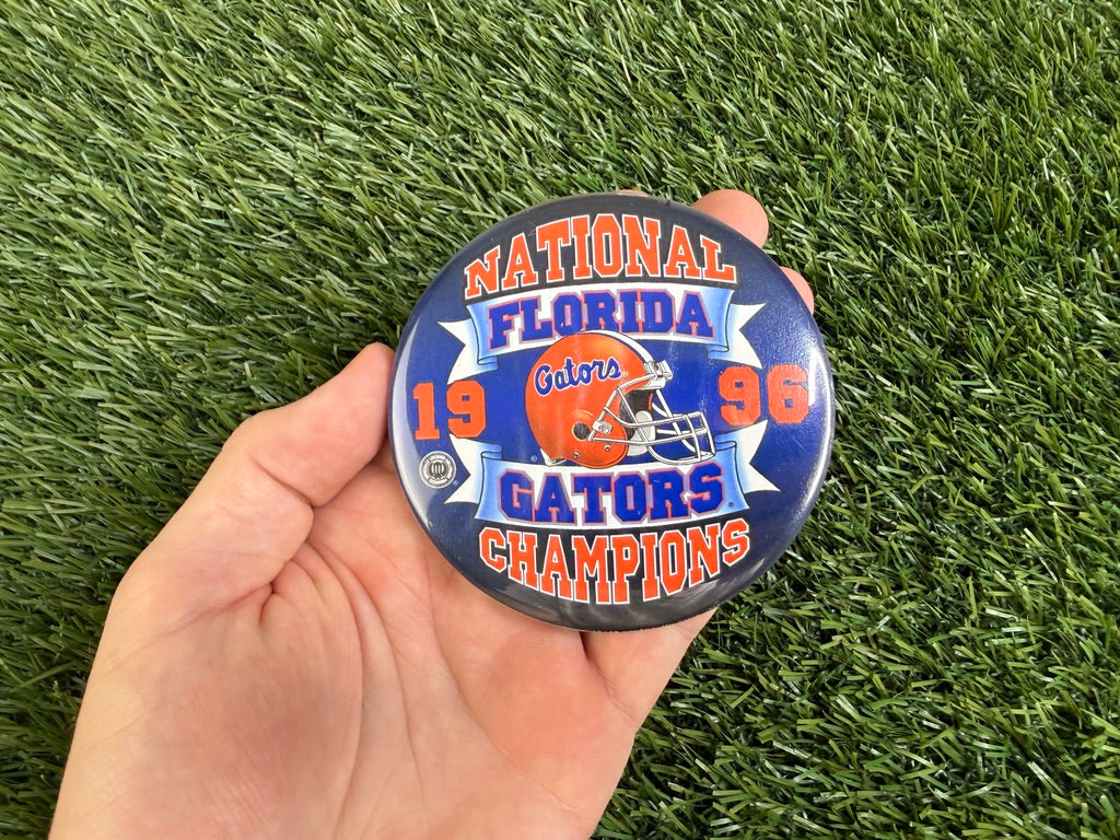 Vintage Florida Gators 1996 Champs Button