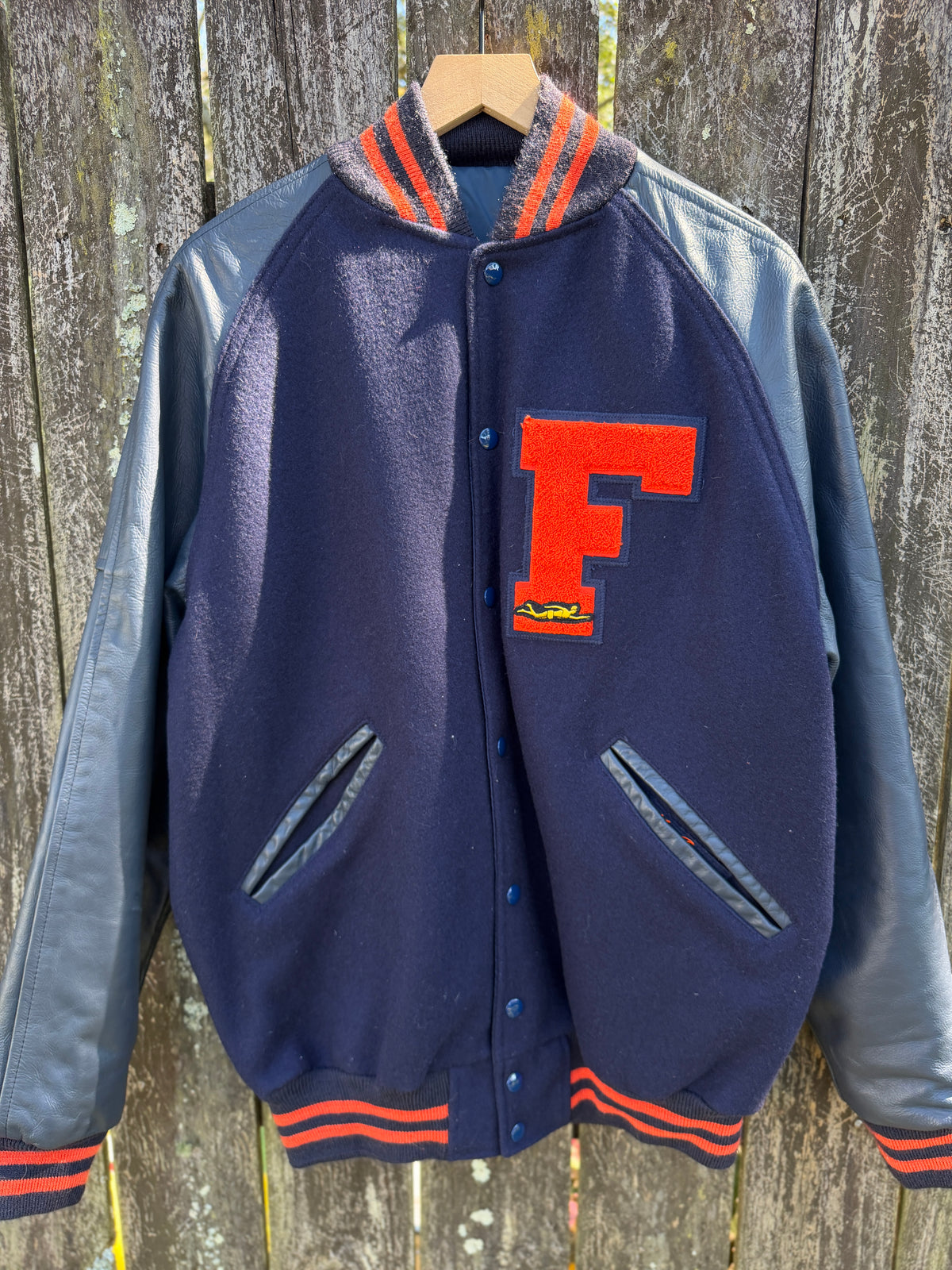 Florida Gators Swim Letterman Jacket - L