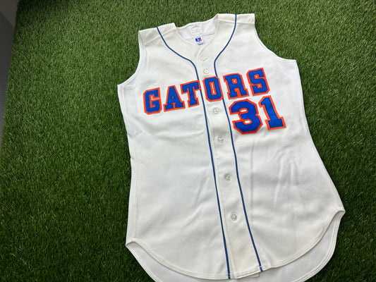 Vintage Florida Gators Team Issued Sleeveless Baseball Jersey - M