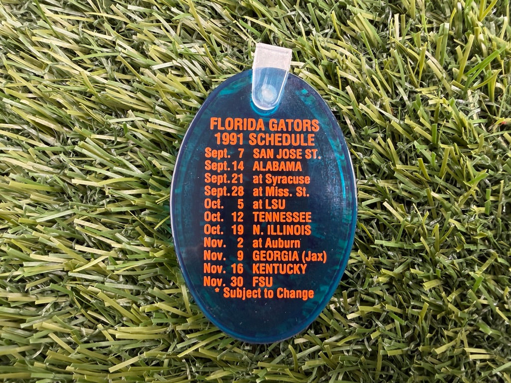 Vintage Florida Gators 1991 Keychain