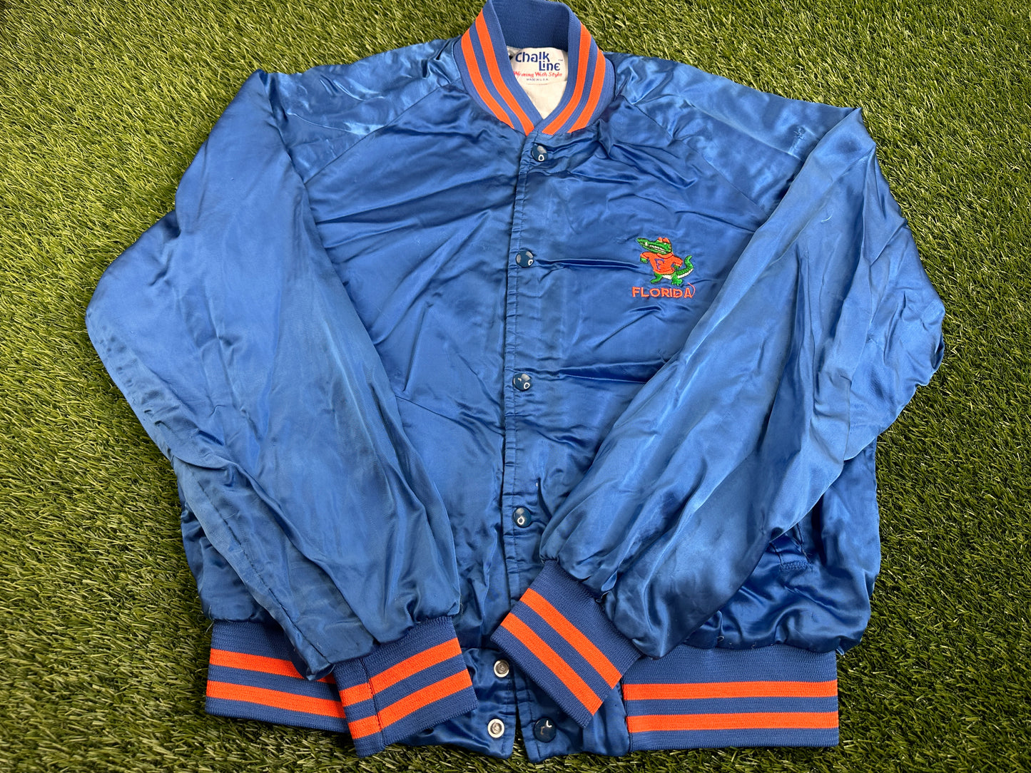 Vintage Florida Gators Satin Jacket - M