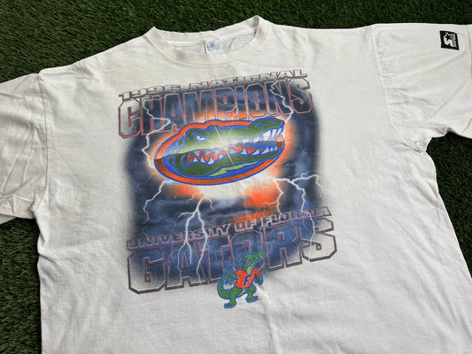 Vintage Florida Gators 1996 Champs Lightning Shirt - XL