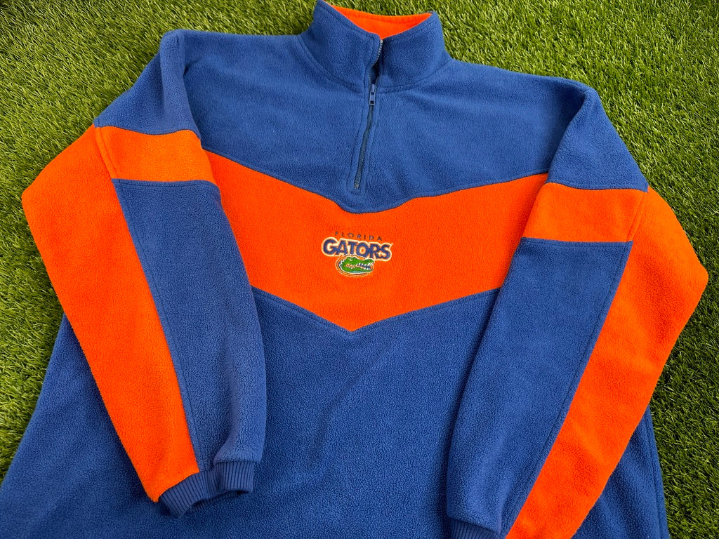 Vintage Florida Gators Fleece Quarter Zip Jacket - XL