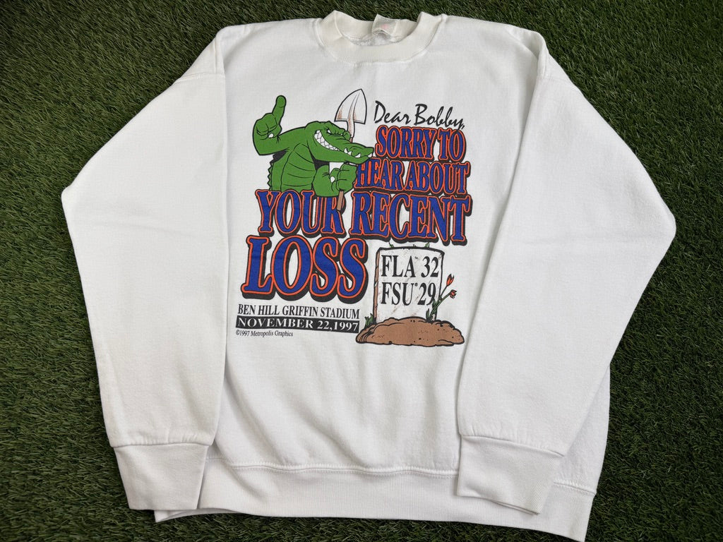 Vintage 1997 Florida Gators / FSU Sweatshirt - M