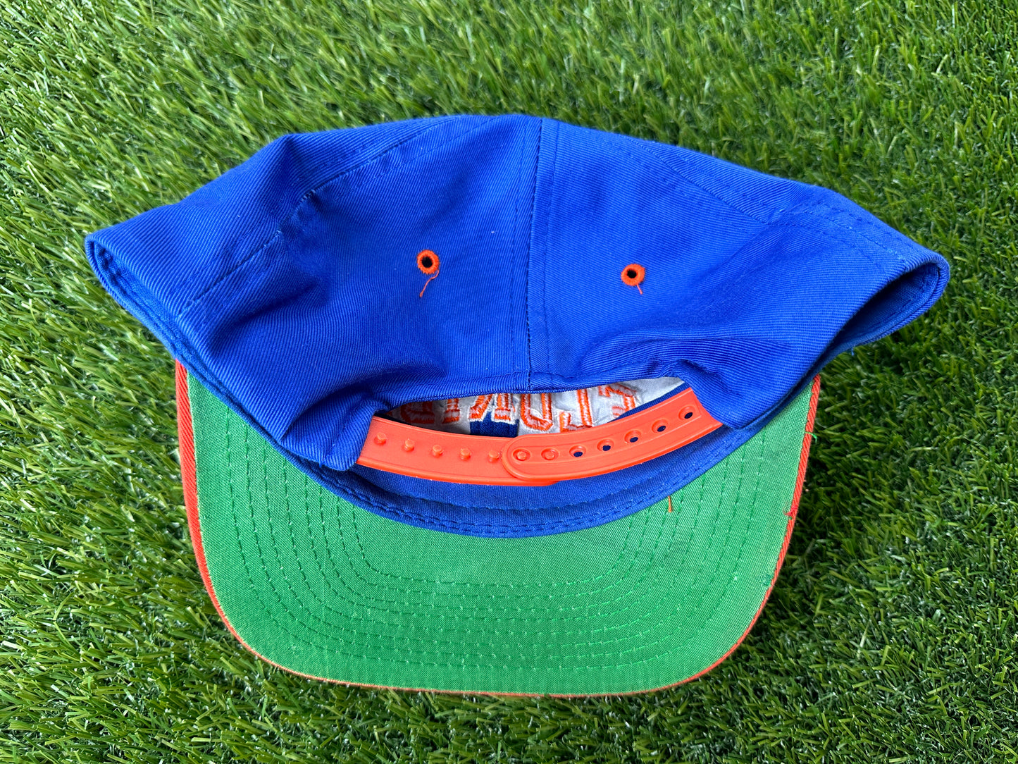 Vintage Florida Gators Snapback Hat Spellout Blue