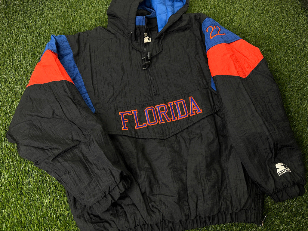 Vintage Florida Gators Starter Puffer Jacket Black - M