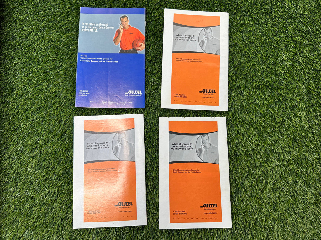 Vintage Florida Gators Basketball Program Lot