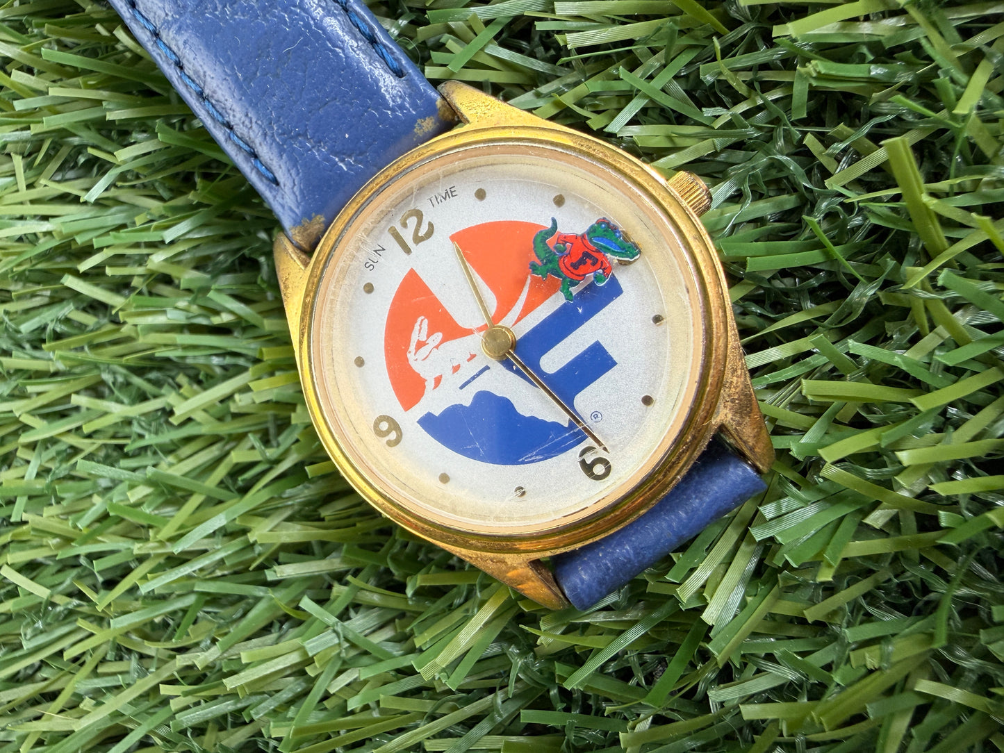 Vintage Florida Gators Watch Blue Band