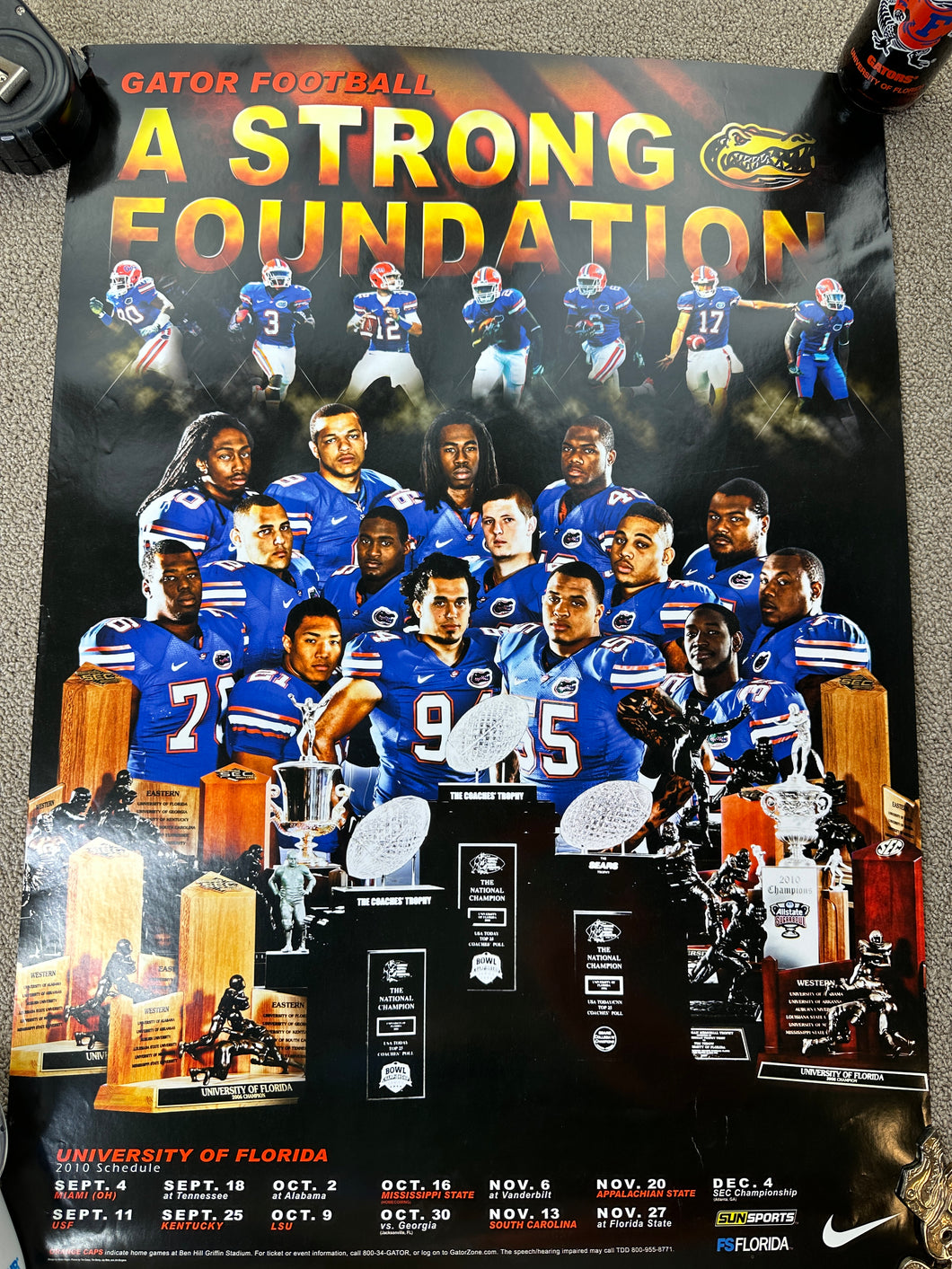 Florida Gators Football 2010 Poster