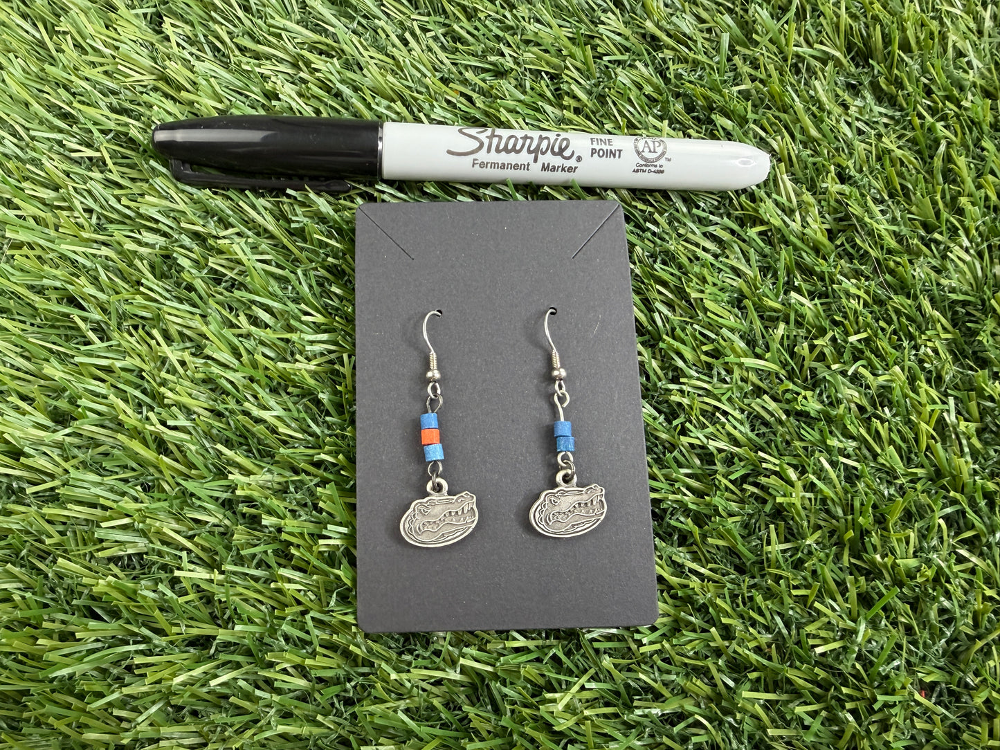 Gator Head Earrings