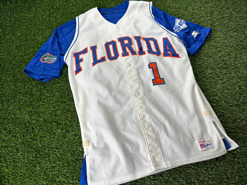 Vintage Florida Gators Team Issued Baseball Jersey - L