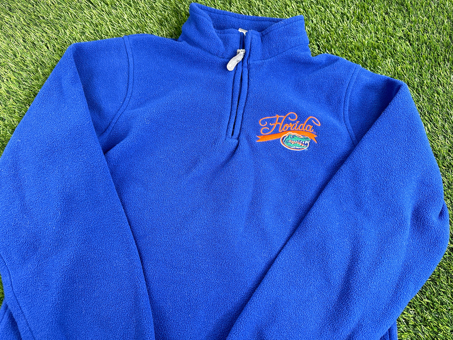 Vintage Florida Gators Fleece Quarter Zip Jacket - Women's S