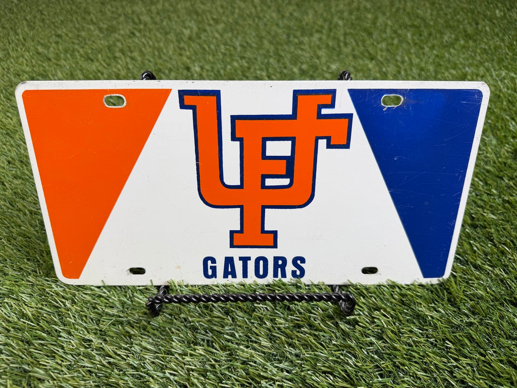 Vintage Florida Gators Metal License Plate UF