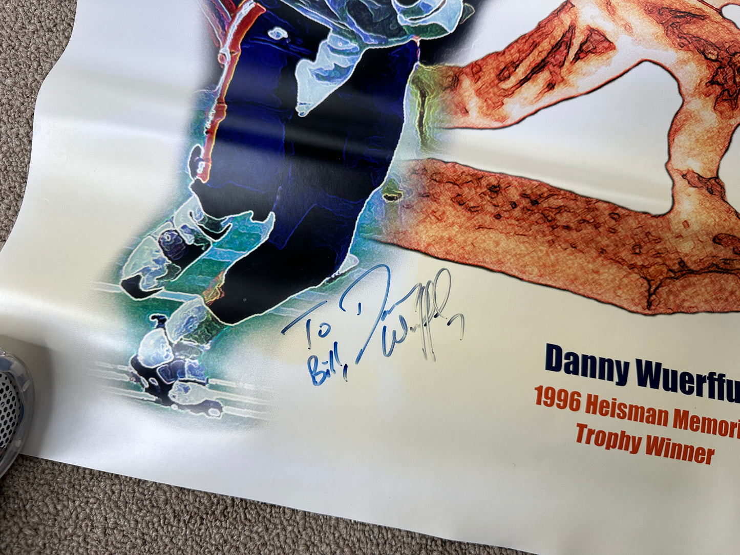 Vintage Florida Gators Danny Wuerffel Heisman Poster