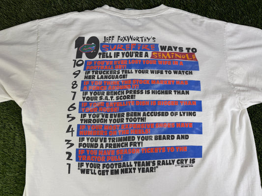 Vintage Florida Gators Foxworthy Shirt - XL