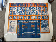 Load image into Gallery viewer, Florida Gators Football Reproduction 1975 Poster
