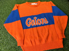 Load image into Gallery viewer, Vintage Florida Gators Script Knit Sweatshirt Orange - L
