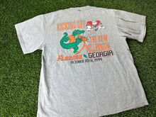 Load image into Gallery viewer, Vintage Florida Gators Georgia Rivalry Shirt 1999 Gray - M

