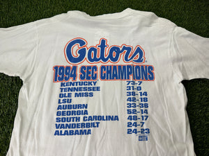 Vintage Florida Gators Shirt 1994 Veni White - M