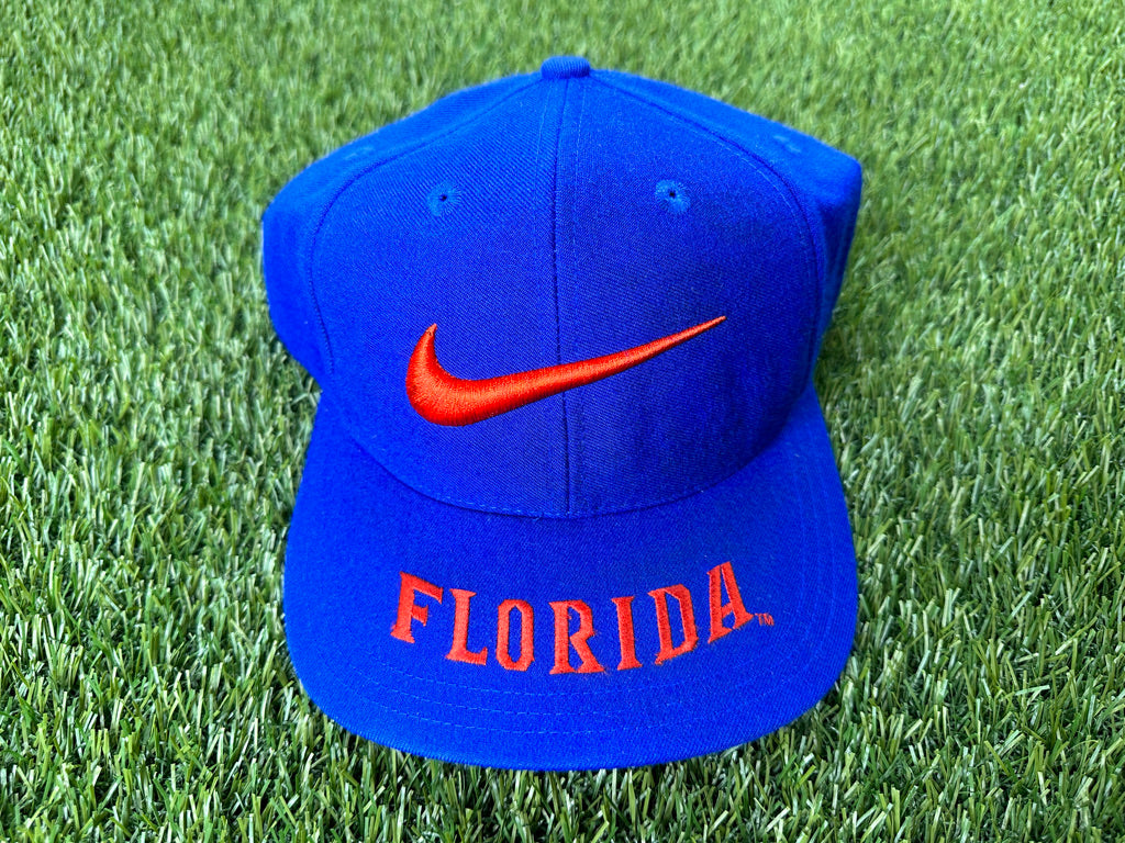 Vintage Florida Gators Snapback Hat Swoosh Blue