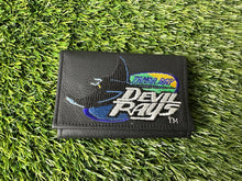 Load image into Gallery viewer, Vintage Tampa Bay Rays Tri-Fold Leather Wallet
