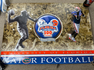 Florida Gators Football 100 Years Poster