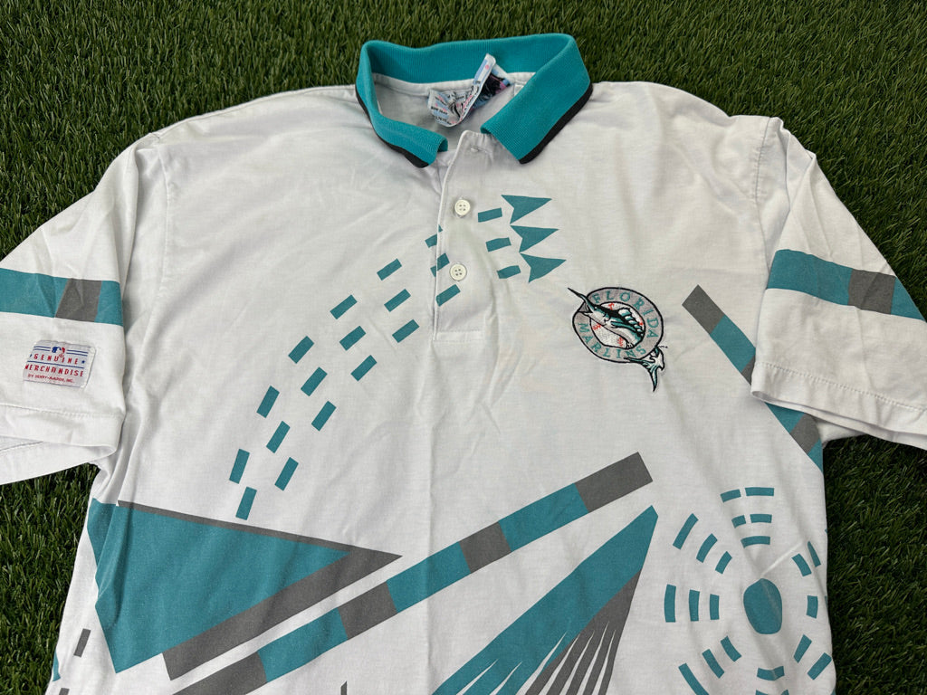 Vintage Florida Marlins Polo - M