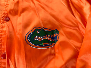 Vintage Florida Gators Orange Satin Jacket Head - L