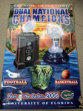 Load image into Gallery viewer, Florida Gators 2006 Dual Champs Poster
