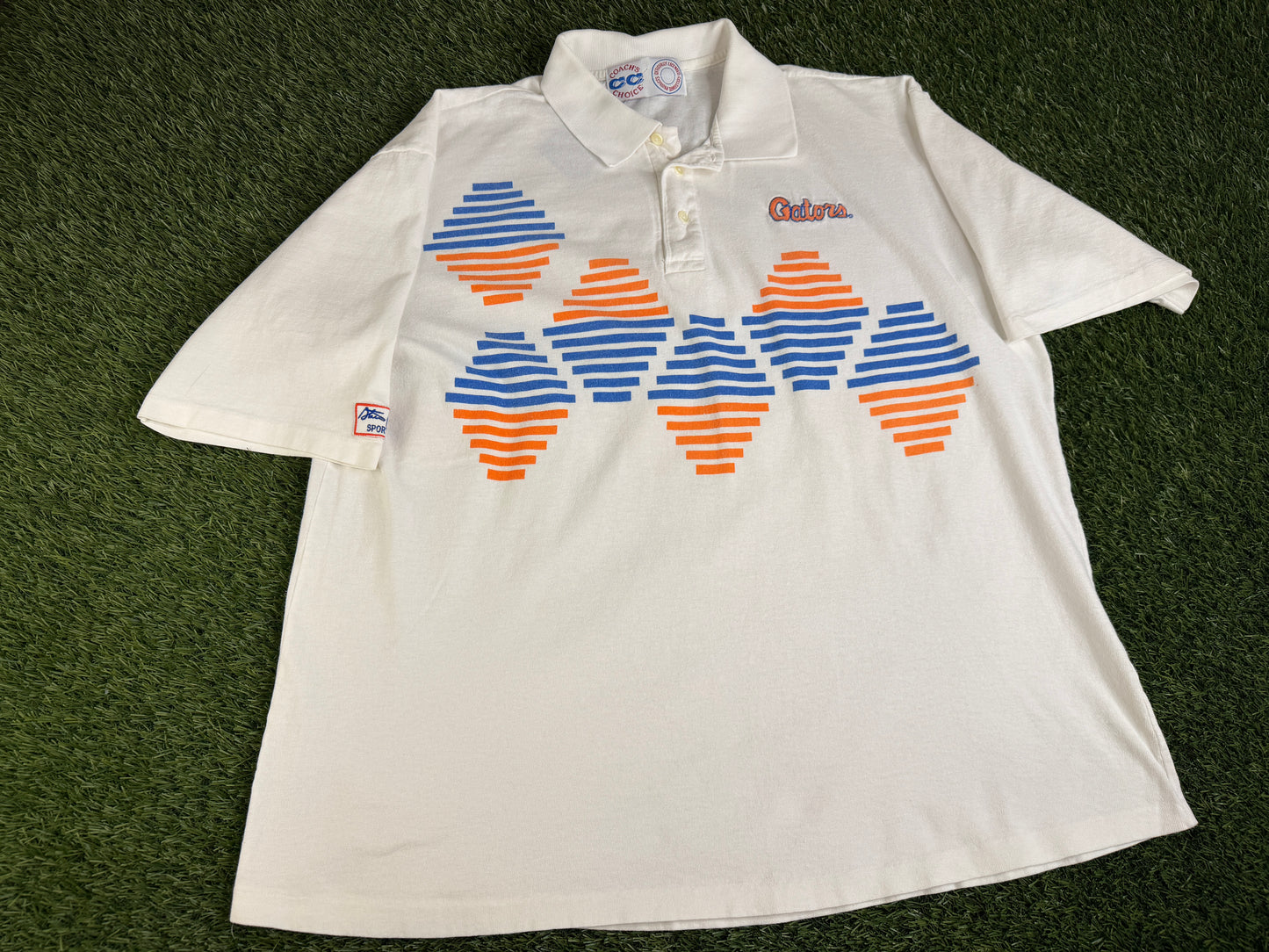 Vintage Florida Gators Spurrier Polo - L