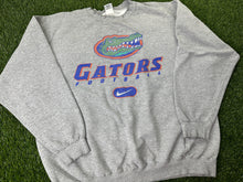 Load image into Gallery viewer, Vintage Florida Gators Sweatshirt Football Swoosh Gray - XL
