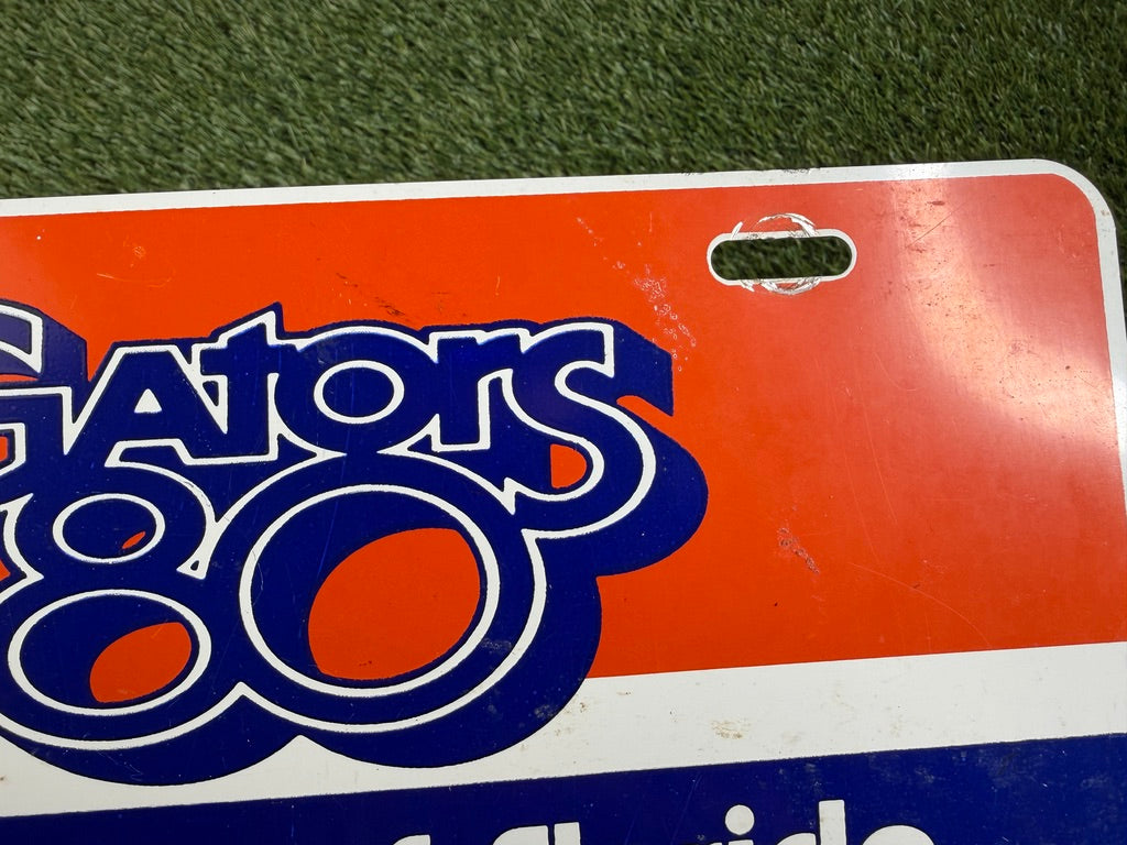 Vintage Florida Gators Metal License Plate
