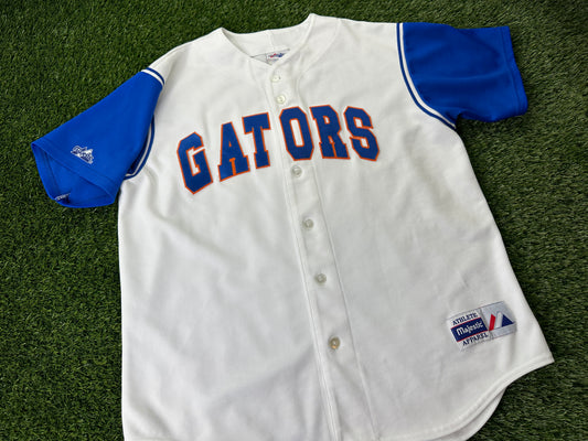 Vintage Florida Gators Baseball Jersey Colorblock - L