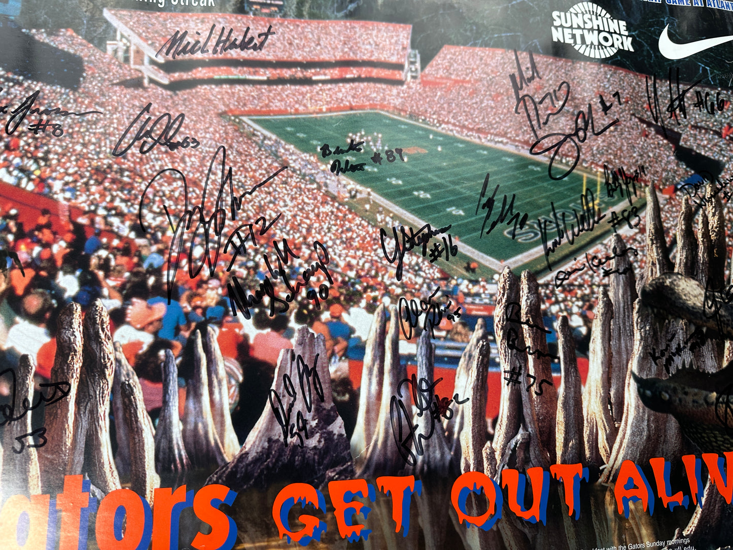 Vintage Florida Gators Football 1999 Poster
