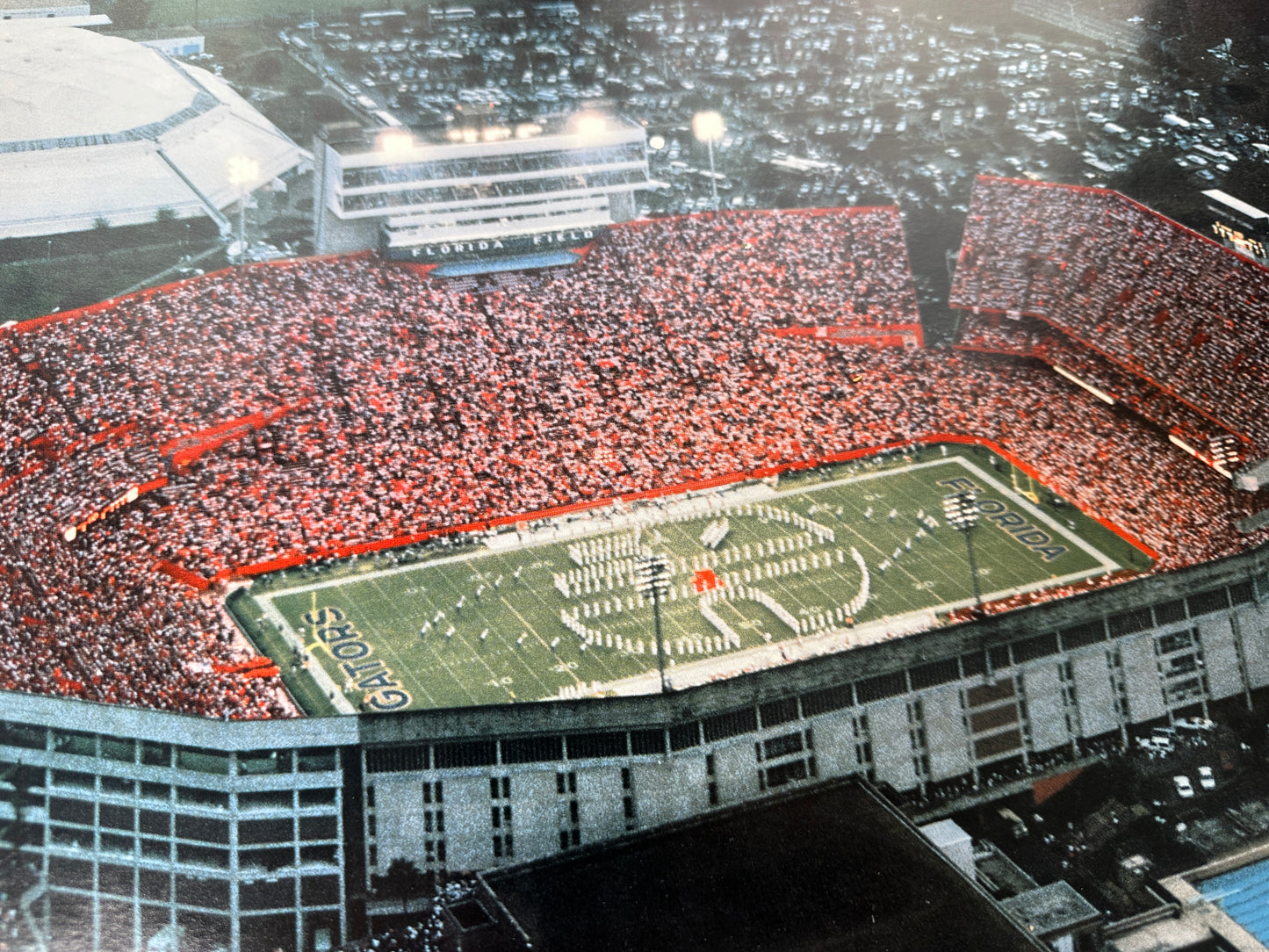 Vintage Florida Gators Stadium Poster 80's