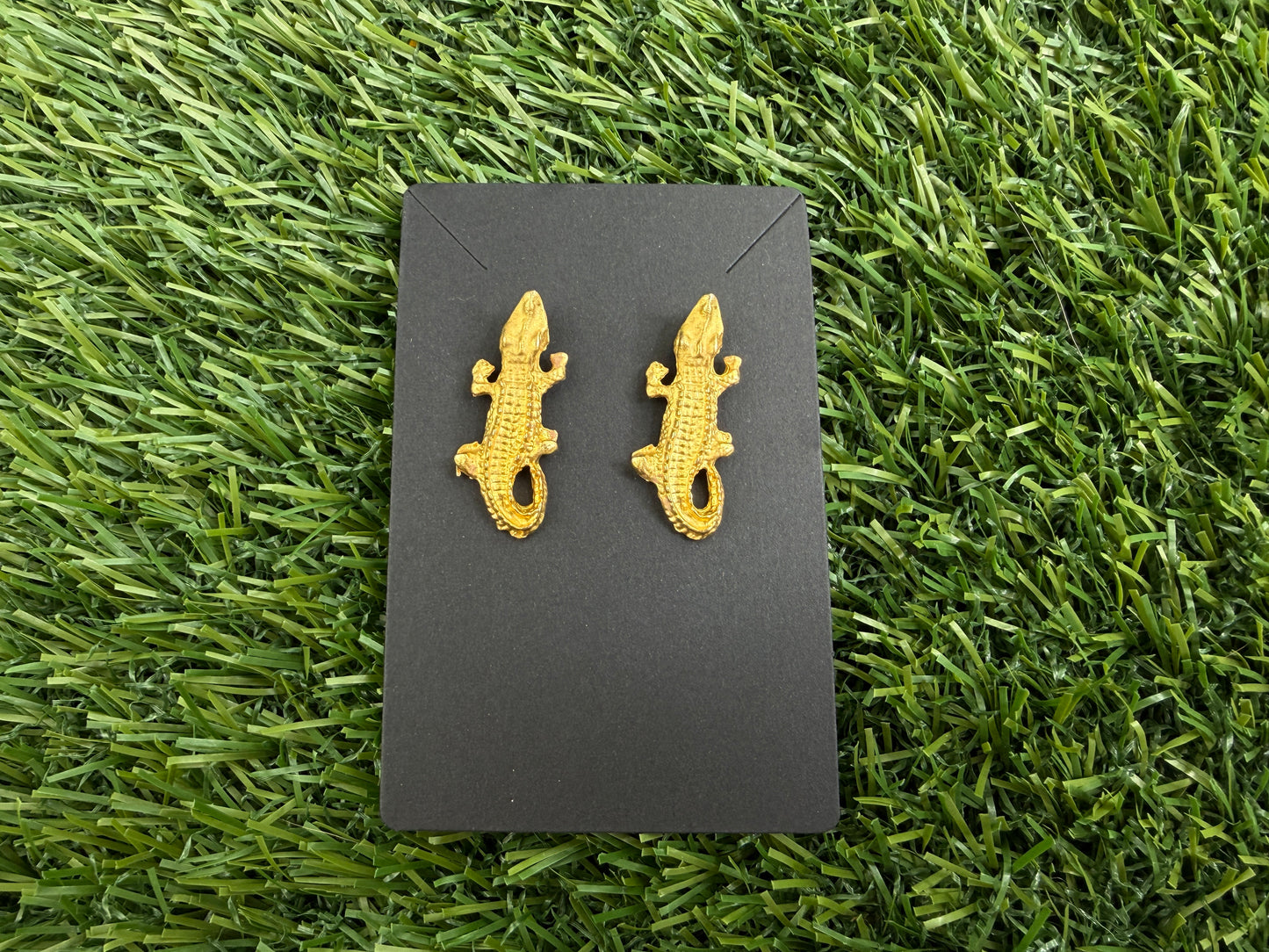 Vintage Alligator Earrings