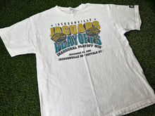 Load image into Gallery viewer, Vintage Jacksonville Jaguars 1996 Playoffs Win Shirt Bills - XL
