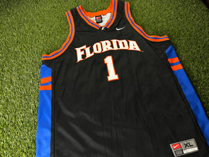 Vintage Florida Gators Basketball Jersey Black - XL