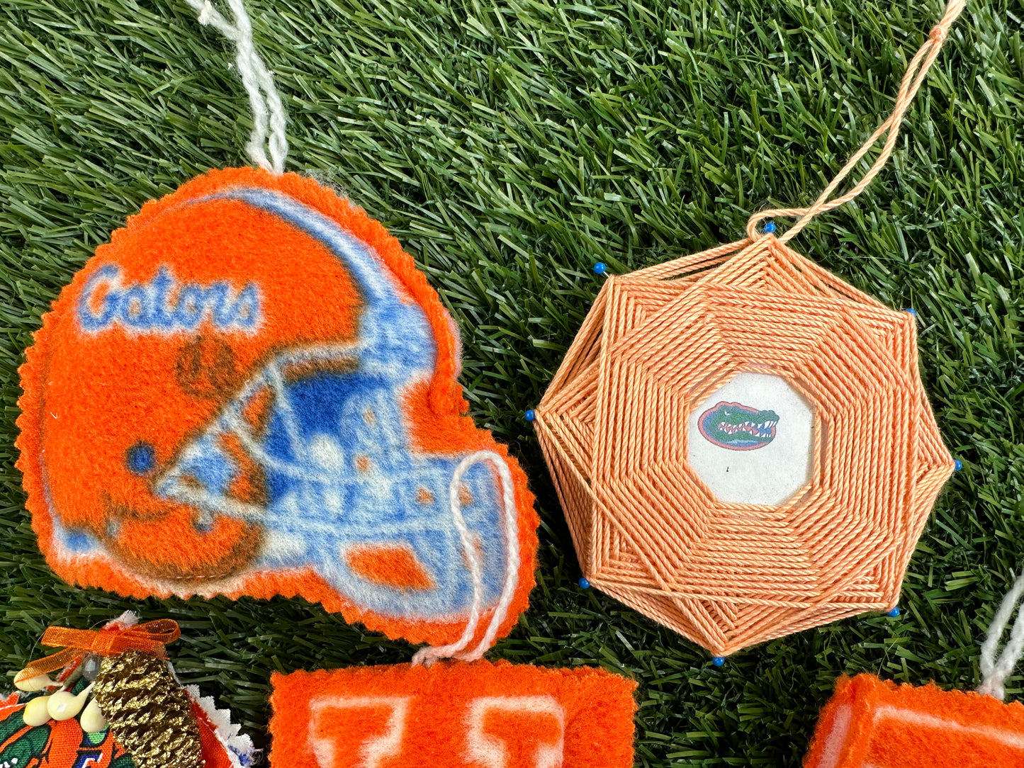 Florida Gators Handmade Ornament Lot