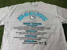 Load image into Gallery viewer, Vintage Florida Marlins 1997 World Series Shirt Gray - L
