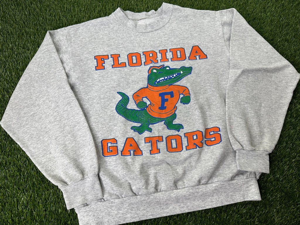 Vintage Florida Gators Sweatshirt Albert Gray - M