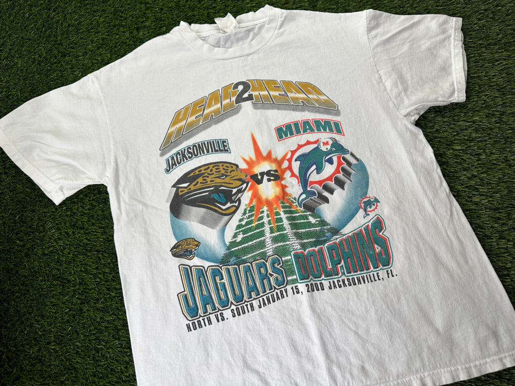 Vintage Jacksonville Jaguars Miami Dolphins Shirt - L