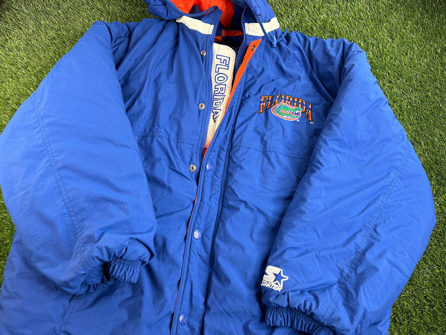 Vintage Florida Gators Starter Puffer Jacket - 2XL