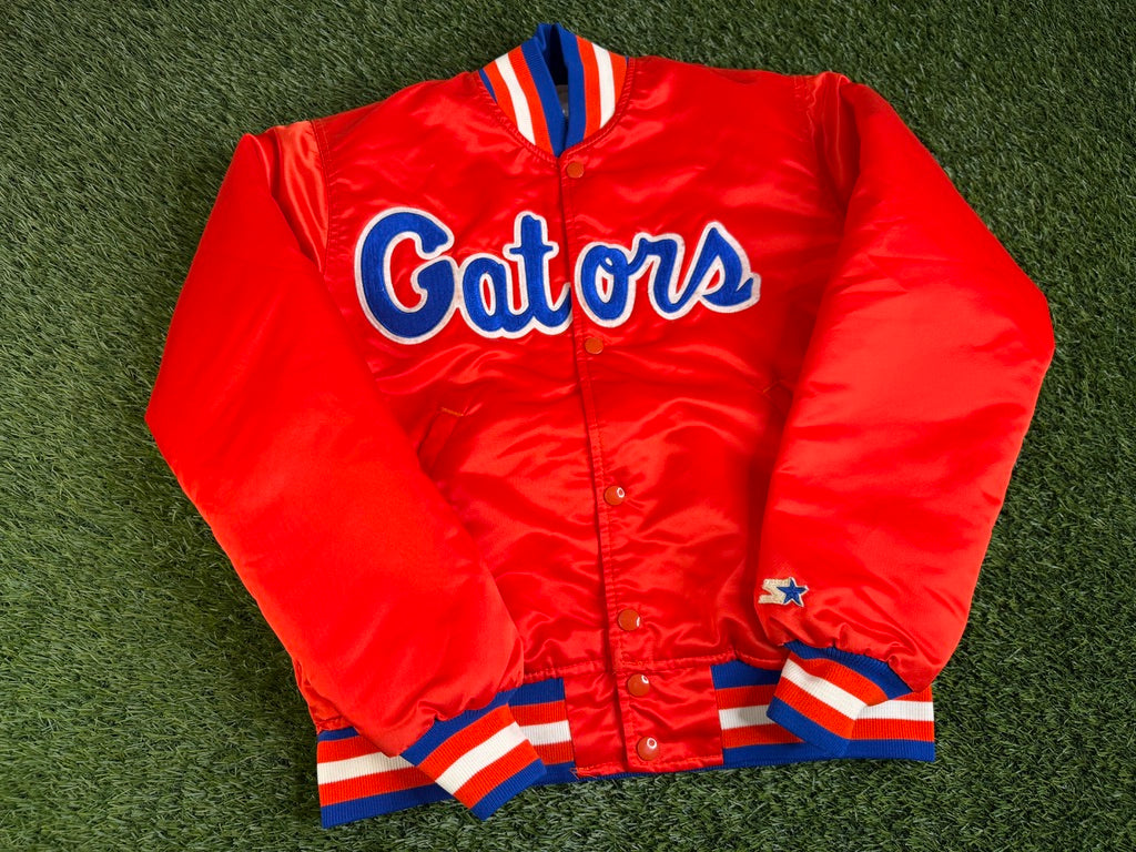 Vintage Florida Gators Script Starter Satin Jacket - S