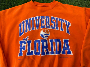 Vintage Florida Gators Sweatshirt Pell Orange - L