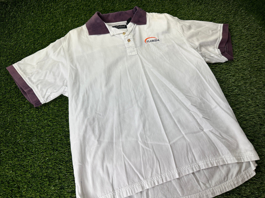 Vintage Florida Gators Bleached Polo - L