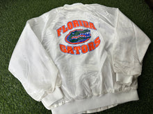 Load image into Gallery viewer, Vintage Florida Gators White Satin Jacket - XL
